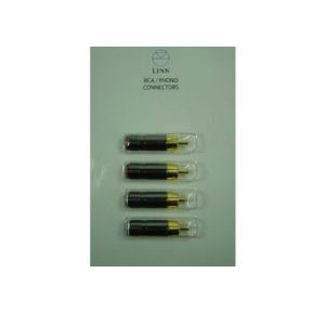 Комплект коннекторов RCA два белых, два красных. Linn 