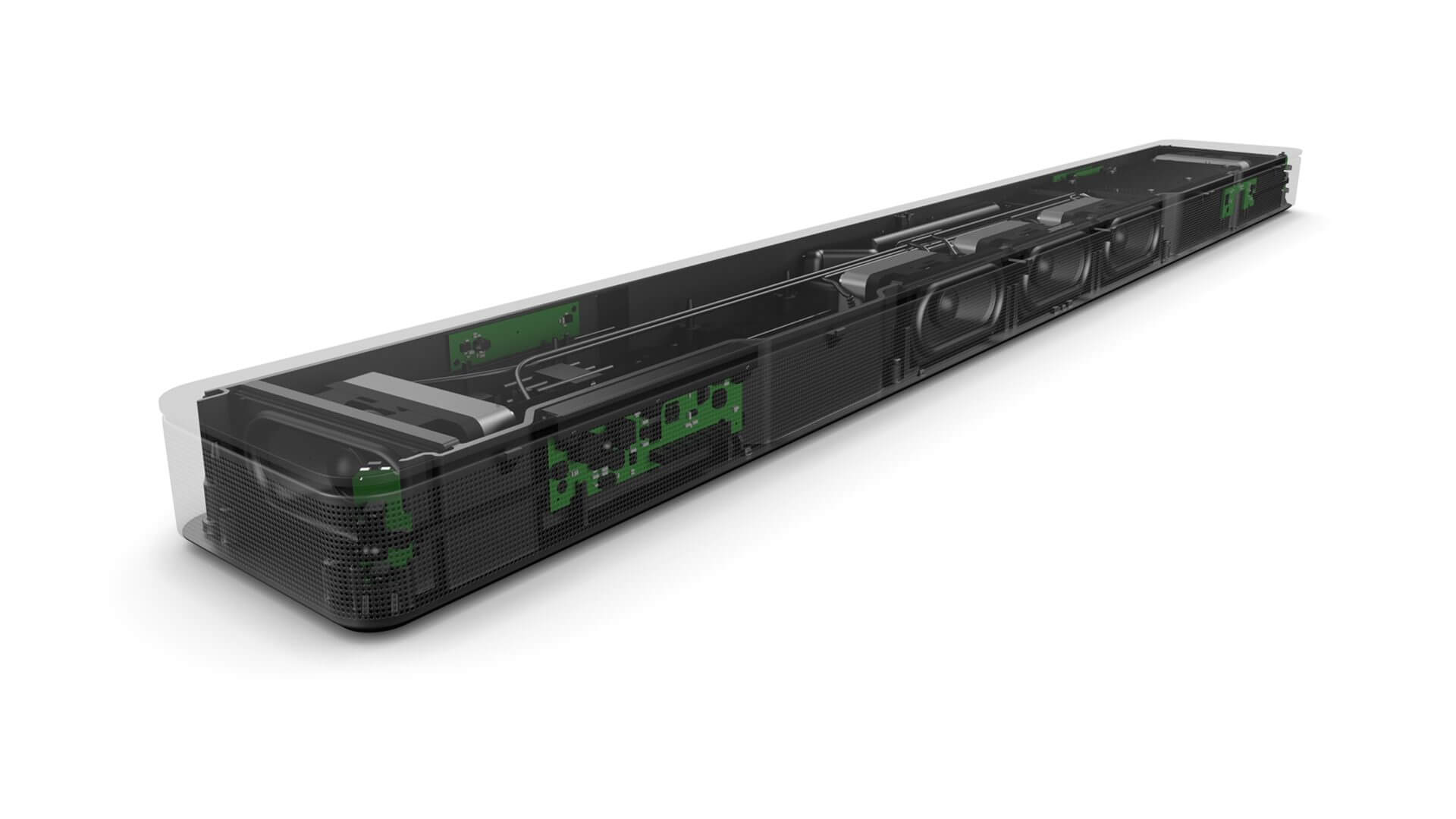 Конструкция Bose Soundbar 500 Конструкция Bose Soundbar 500