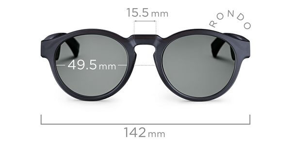 Bose Frames Rondo — Размеры Bose Frames Rondo — Размеры