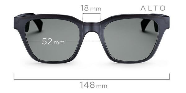 Bose Frames Alto - Размеры Bose Frames Alto - Размеры