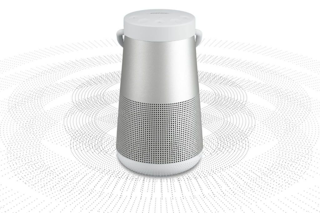 Звучание Bose SoundLink Revolve+ на 360 °
