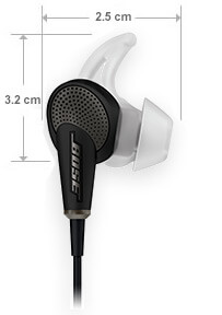 Размеры QuietComfort 20 Размеры QuietComfort 20