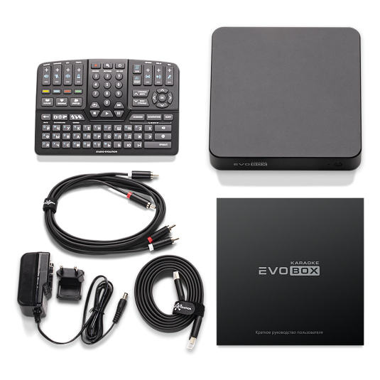 Караоке-комплект EVOBOX с микрофонами и саундбаром